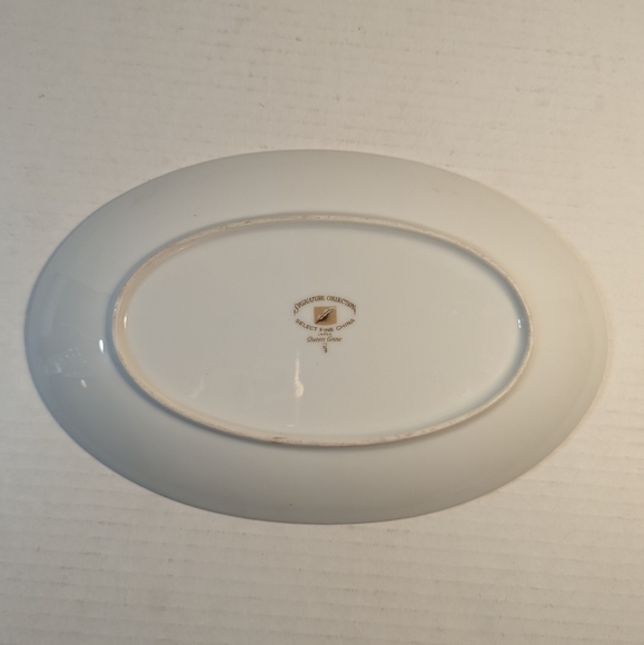 Vintage Signature Collection Queen Anne's Select Fine China Oval Serving Dish - Picture 7 of 16